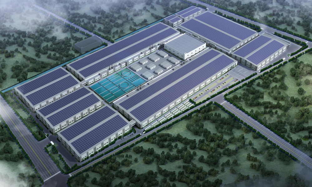 华晟新能源16GW切片+16GW电池+8GW组件全产业链项目